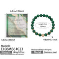 Style A Zircon & Natural Stone Stretch Bracelet / Bracelet