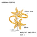 Double Starfish / Gold