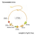 Gold / Fruit Anklet 19+5cm