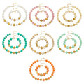 316L Stainless Steel 18K PVD Gold Resin Bracelet and Necklace Collection