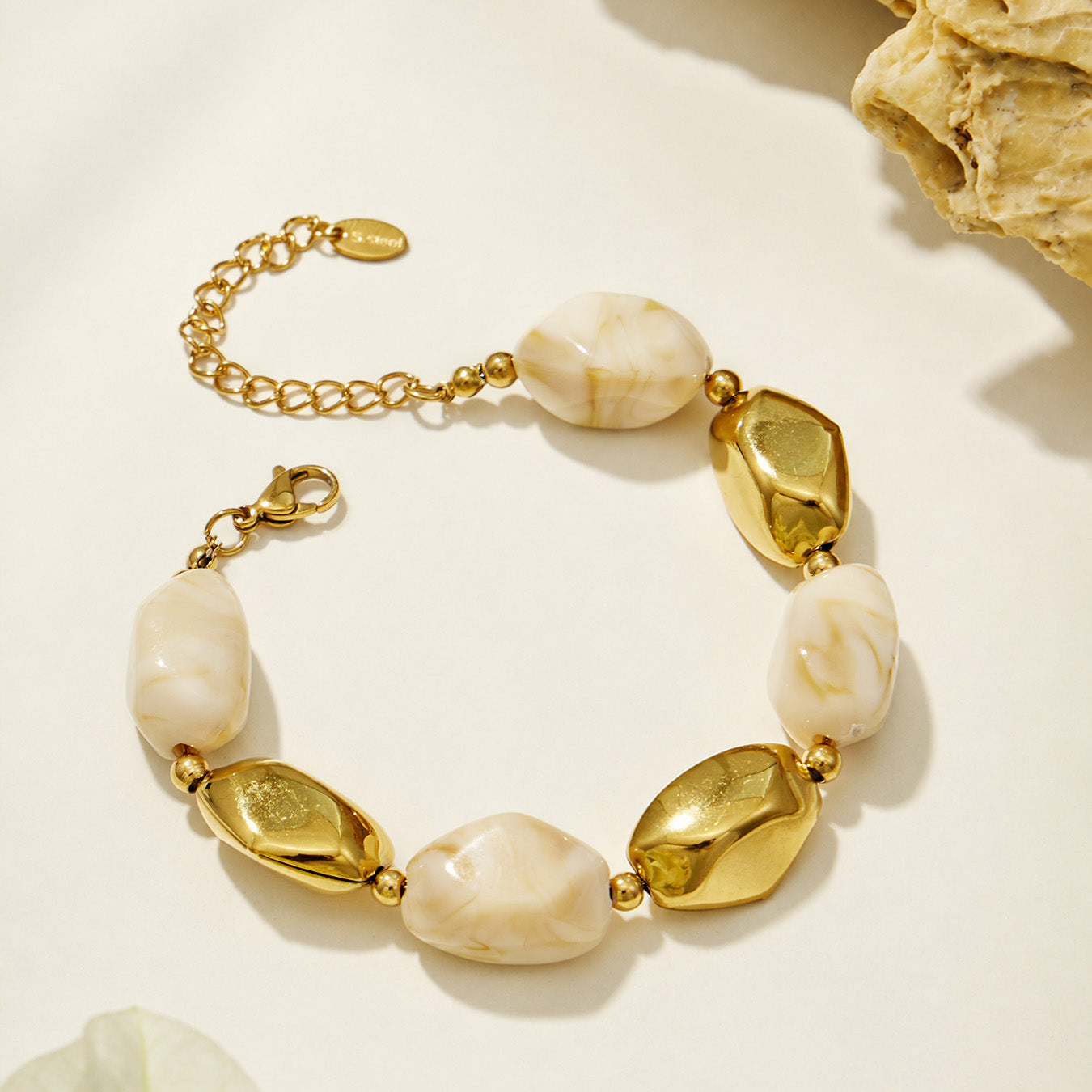316L Stainless Steel 18K PVD Gold Resin Chain Bracelet & Necklace made with 316L stainless steel and 18K PVD gold finish for wholesale jewelry buyers - image 17
