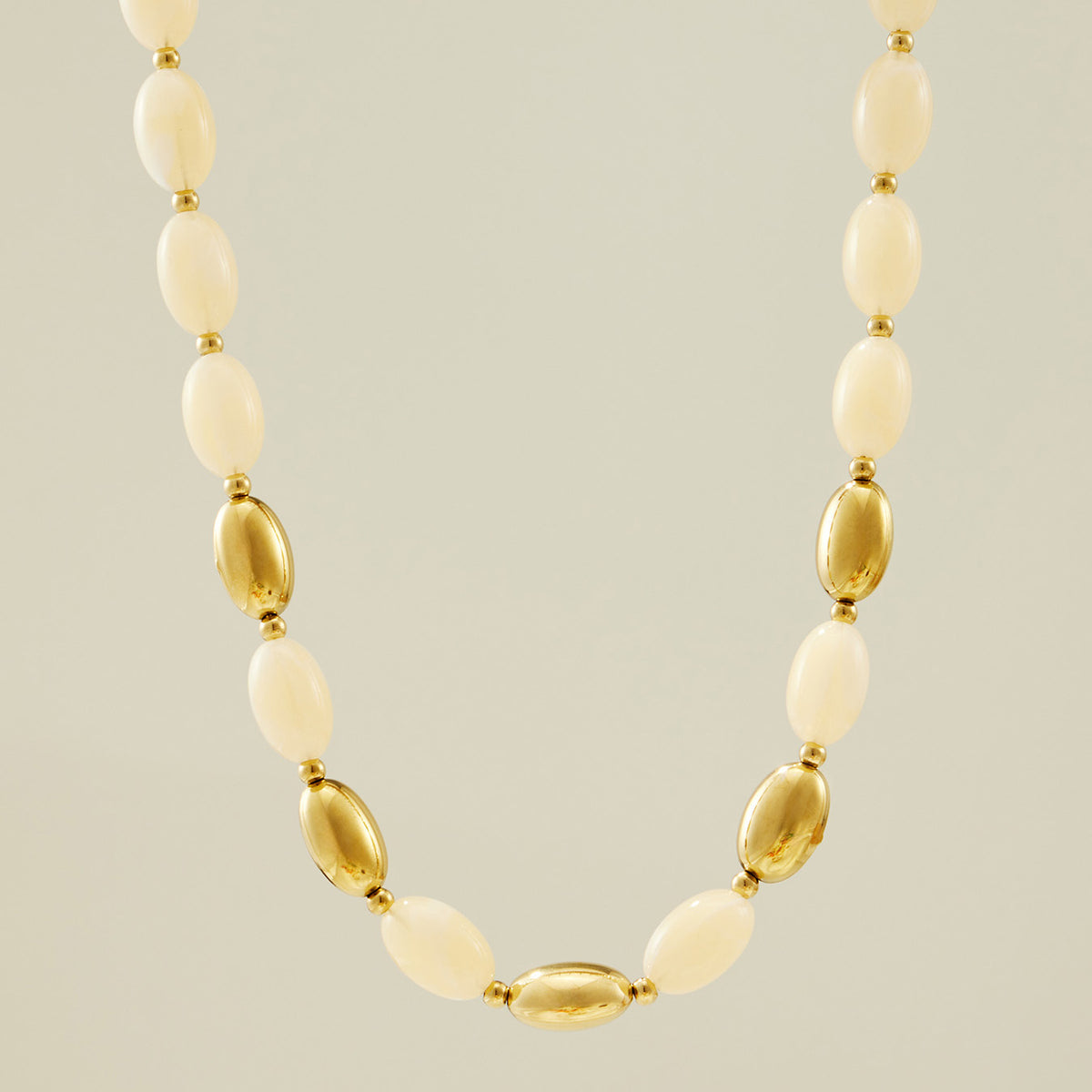 316L Stainless Steel 18K PVD Gold Resin Jewelry Bracelet and Necklace Collection made with 316L stainless steel and 18K PVD gold finish for wholesale jewelry buyers - image 5