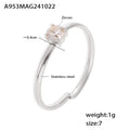 Size 7 / Steel White Zircon