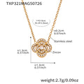 Gold / Four-Leaf Clover Necklace 40+5cm