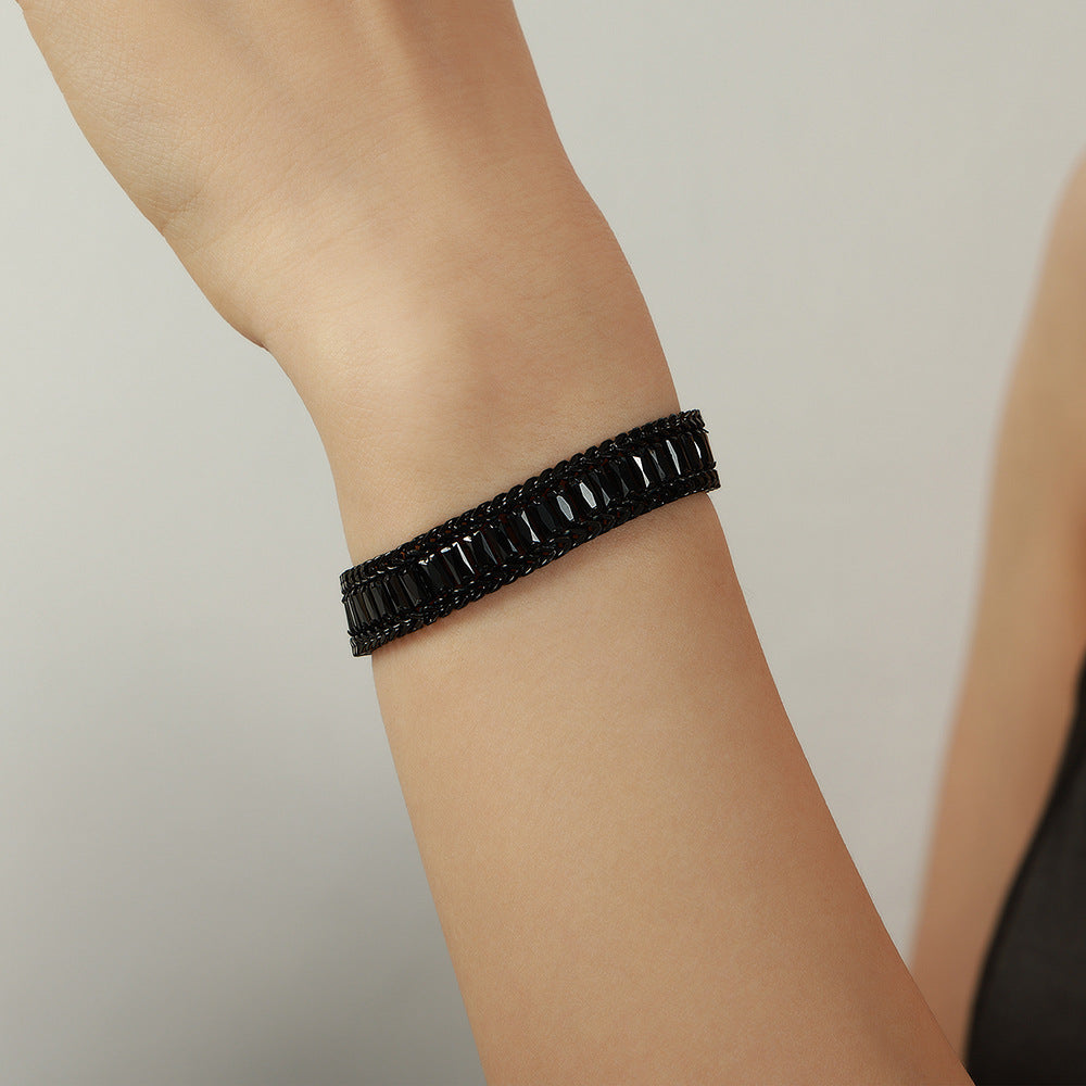 316L Stainless Steel Tarnish-Free Colorful Zircon Bracelet - Image 8