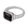 Steel Black Zircon / Size 6