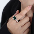 Steel Green Zircon / Size 6