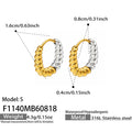 Two‑Tone / Earrings (F1140BA-S)