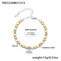 Two-Tone Bracelet 17+5cm