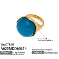 Blue Cat Eye Stone / Size 7