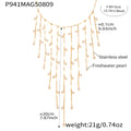Gold / Freshwater Pearl Tassel