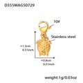 Gold / Delicate Charm Pendant (D355)