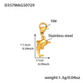 Gold / Minimalist Charm Pendant (D357)