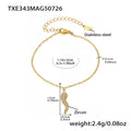 Gold / Chili Pepper Zircon Bracelet (16+5cm)