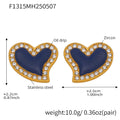 Pavé Heart / Gold