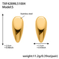 TXF428 – Gold Small Teardrop Earrings