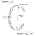 Z324- Silver Chain Bracelet