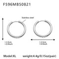 Silver - XL 18mm