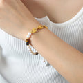 Gold / Bracelet - 17cm