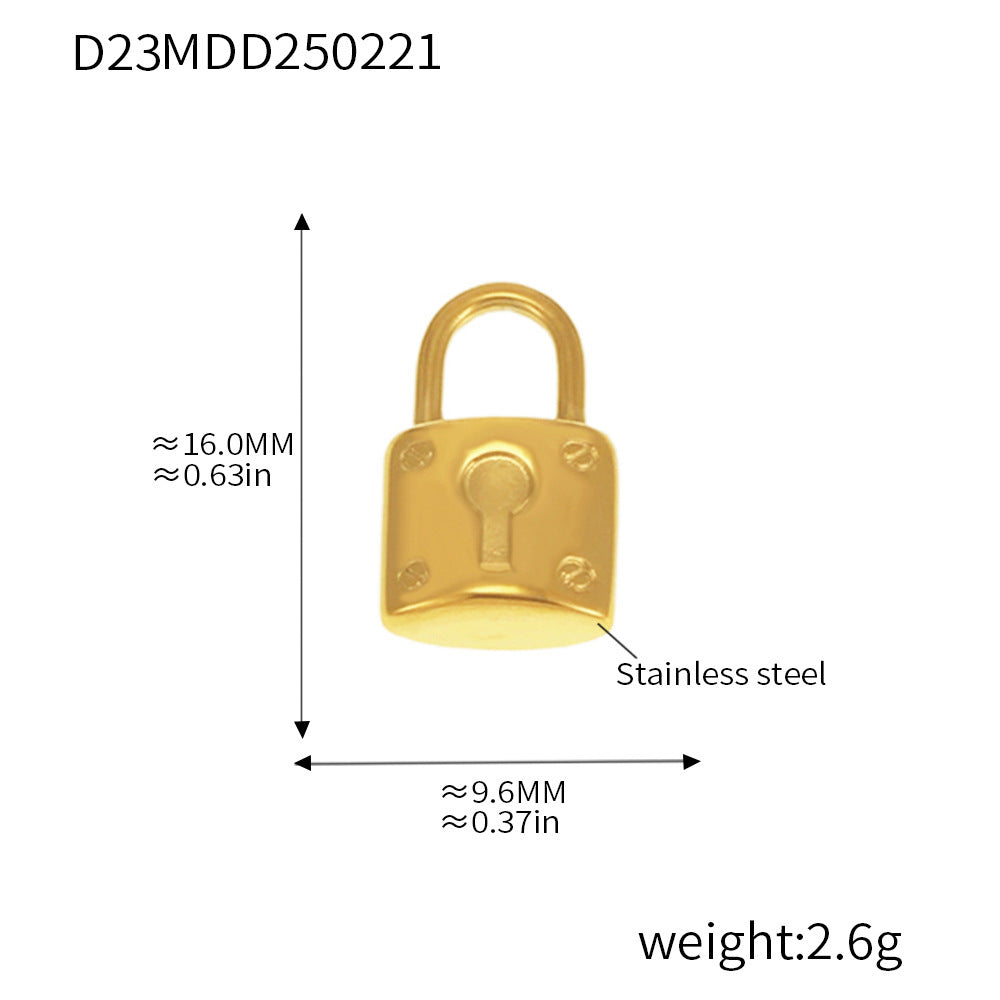 316L Stainless Steel Gold Pendant Necklace Charm Collection