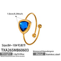 Blue Glass Stone / Ring