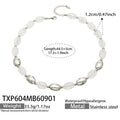 Necklace / White Resin Steel / 5cm