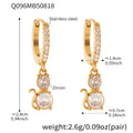 Gold Earrings (Q096) / Default