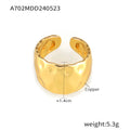 A702 - Gold / Open Ring