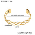 Z520- Gold woven bracelet