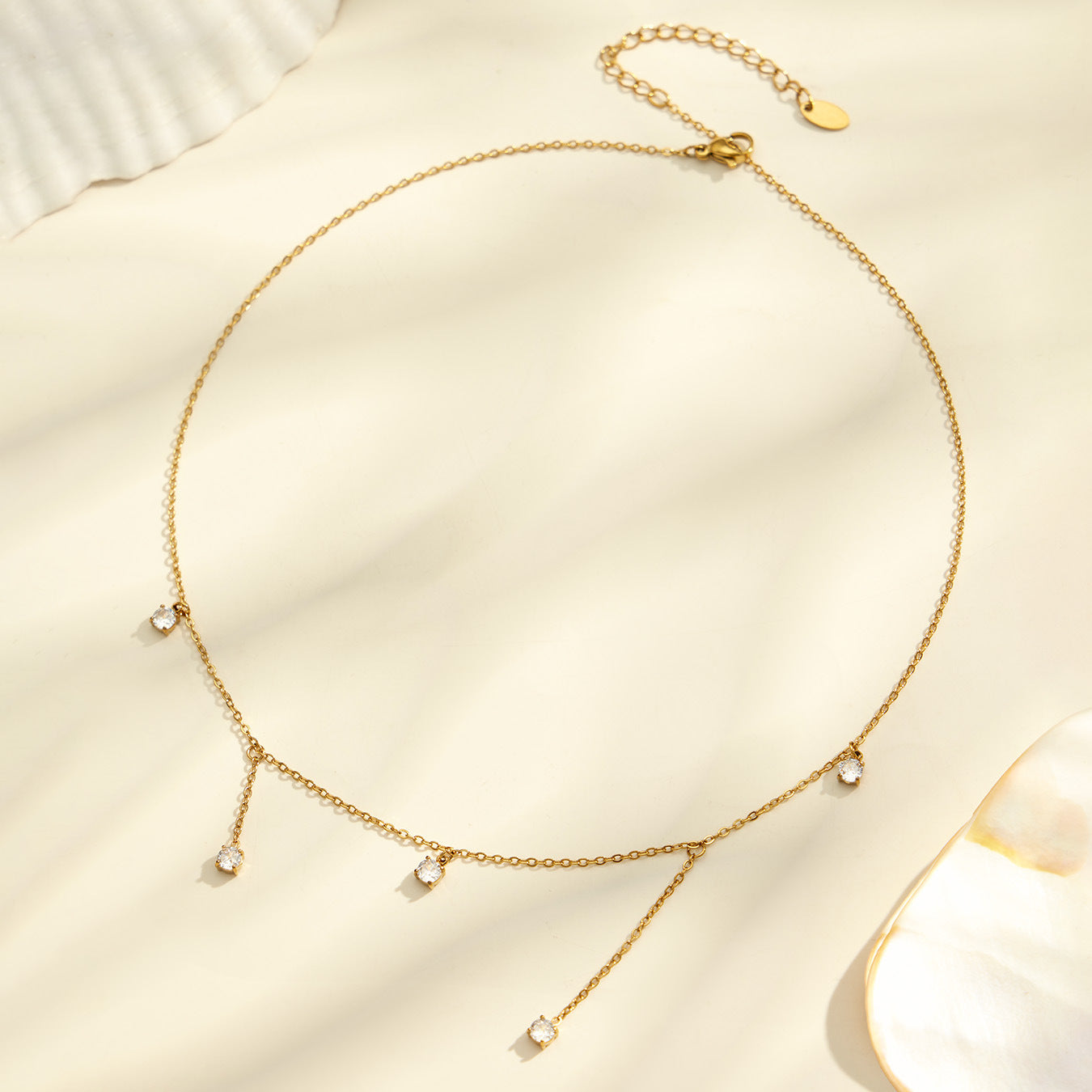 316L Stainless Steel 18K PVD Gold Cat Star Pendant Necklace made with 316L stainless steel and 18K PVD gold finish for wholesale jewelry buyers - image 6