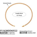 Necklace / Champagne CZ / 37cm
