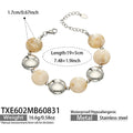 TXE602 – Bracelet / Champagne Resin Steel / 19+5 cm