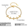 E406 / Gold / White Zircon