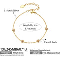 Bracelet / Pink Zircon Gold / 5cm