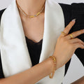 Champagne Baguette Zircon - With Extender / 19cm