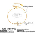 Bracelet / 十字架锆石Gold / 5cm