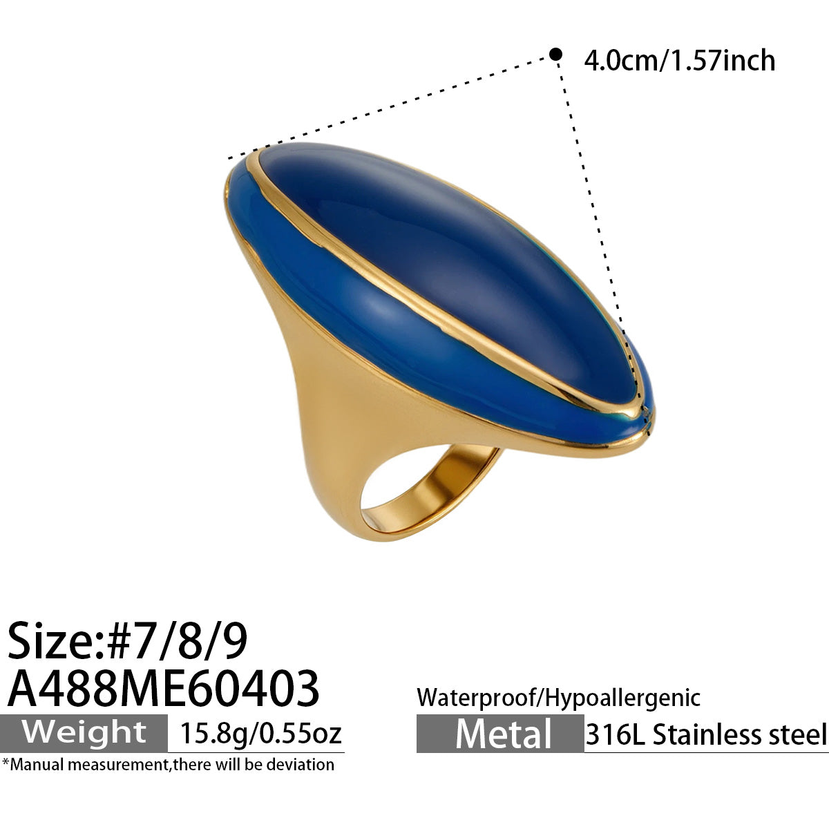 Custom Statement Rings Manufacturing | 316L Stainless Steel OEM Jewelry