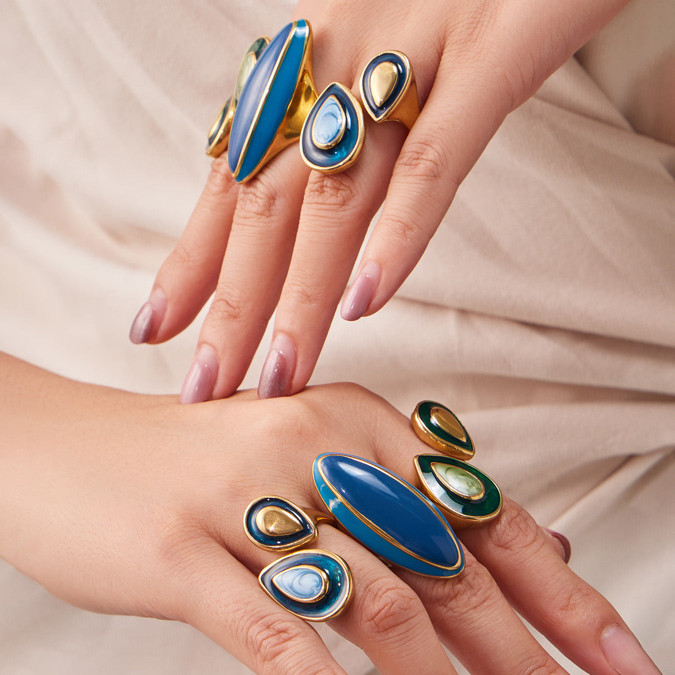 Custom Statement Rings Manufacturing | 316L Stainless Steel OEM Jewelry