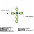 Pendant Only / Green / Steel Tone