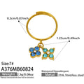Blue Zircon Gold / Size 7