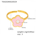 Gold‑Enamel Color‑3 / Size 3
