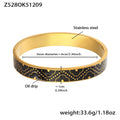 Z528 Black Drip Oil Bracelet