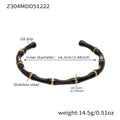Z304 Gold Black Bracelet