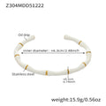 Z304 Gold White Bracelet