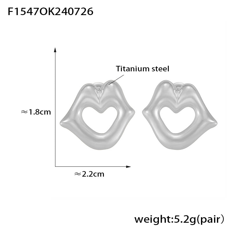 Miduoduo F1547 Earrings Steel - Dimension & Weight Specifications