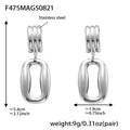 F475 Hollow Rectangle / Silver