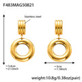 F483 Large Round / Gold