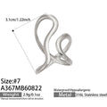 Hollow-Out Steel Open / Size 7