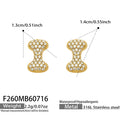 Letter I Gold / Earrings