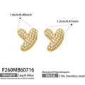 Letter Y Gold / Earrings